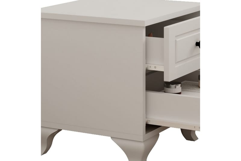 Torvenn Sängbord 45 cm - Matt Vit - Möbler - Sovrum - Sängbord