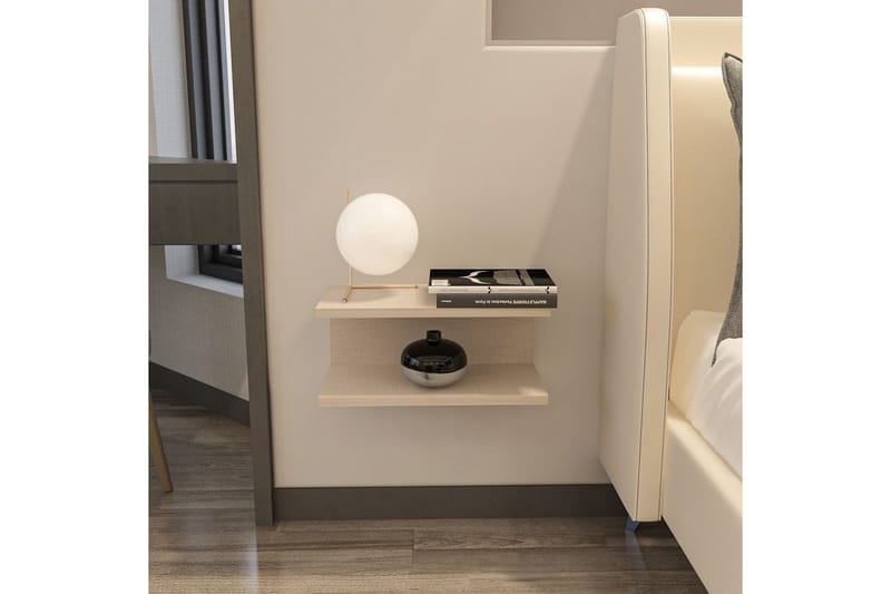 Torvic Sängbord 45 cm - Beige - Möbler - Sovrum - Sängbord