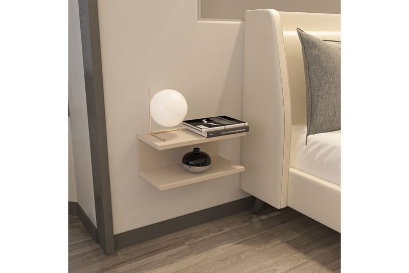 Torvic Sängbord 45 cm - Beige - Möbler - Sovrum - Sängbord
