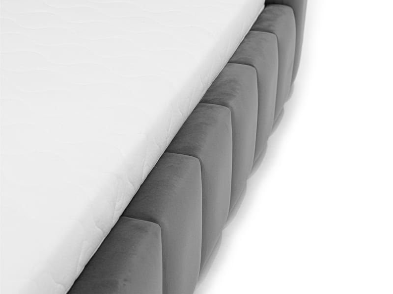 Ulvik Sängram med förvaring 160x200 cm - grå - Möbler - Sovrum - Sängram & sängstomme