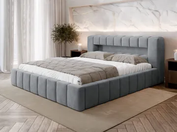 Ulvik Sängram med förvaring 180x200 cm - grå - Möbler - Sovrum - Sängar - Sängar med förvaring