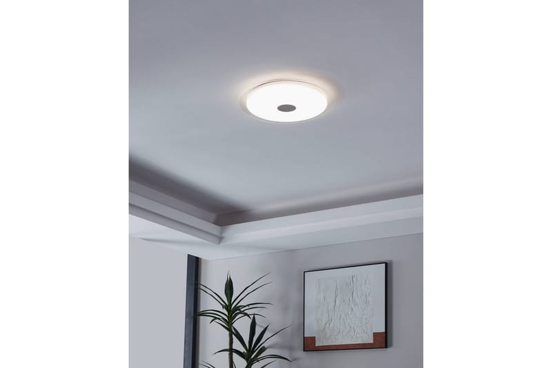 Vägg-/Taklampa Eglo Lanciano 1 400 mm - Vit - Möbler - Sovrum - Sovrumslampa