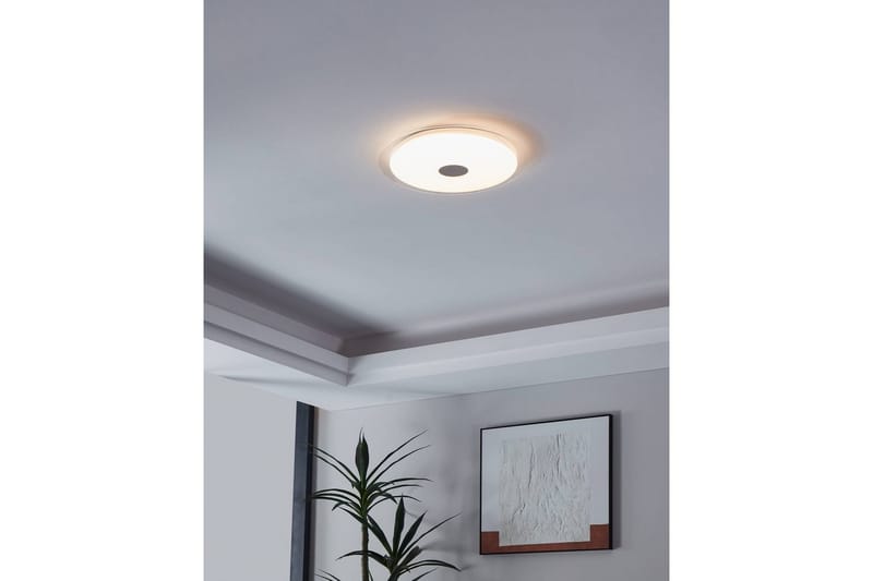 Vägg-/Taklampa Eglo Lanciano 1 400 mm - Vit - Möbler - Sovrum - Sovrumslampa