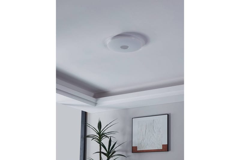 Vägg-/Taklampa Eglo Lanciano 1 400 mm - Vit - Möbler - Sovrum - Sovrumslampa