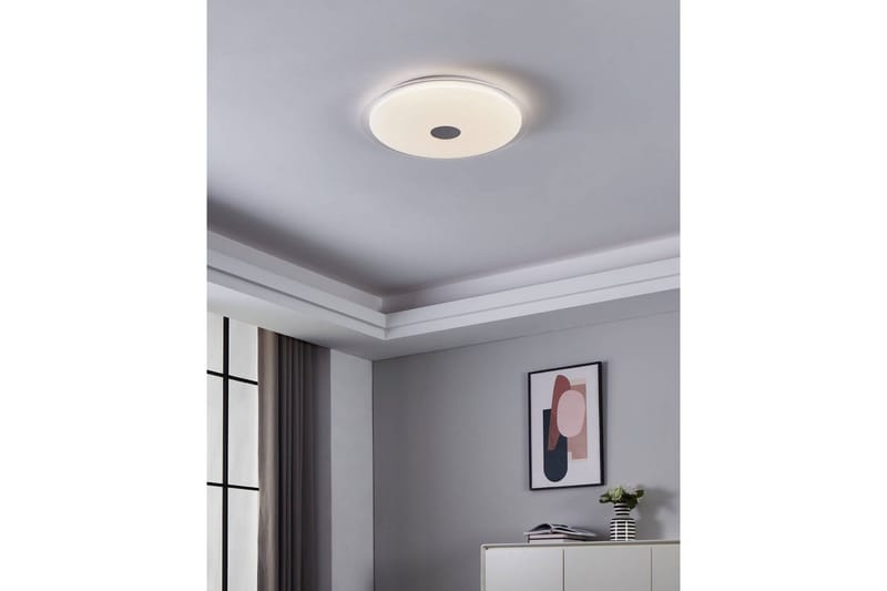 Vägg-/Taklampa Eglo Lanciano 1 560 mm - Vit - Möbler - Sovrum - Sovrumslampa