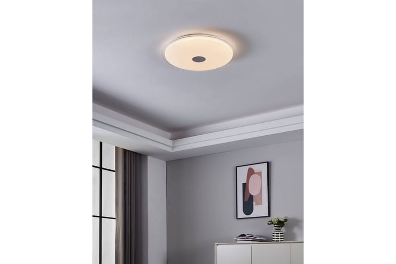 Vägg-/Taklampa Eglo Lanciano 1 560 mm - Vit - Möbler - Sovrum - Sovrumslampa