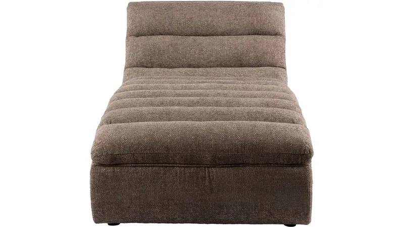 Valdoro Schäslong i tyg 168 cm - Mink - Möbler - Sovrum - Dagbäddar