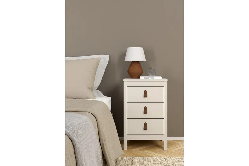 Vallvidera Sängbord 44 cm - Beige - Möbler - Sovrum - Sängbord