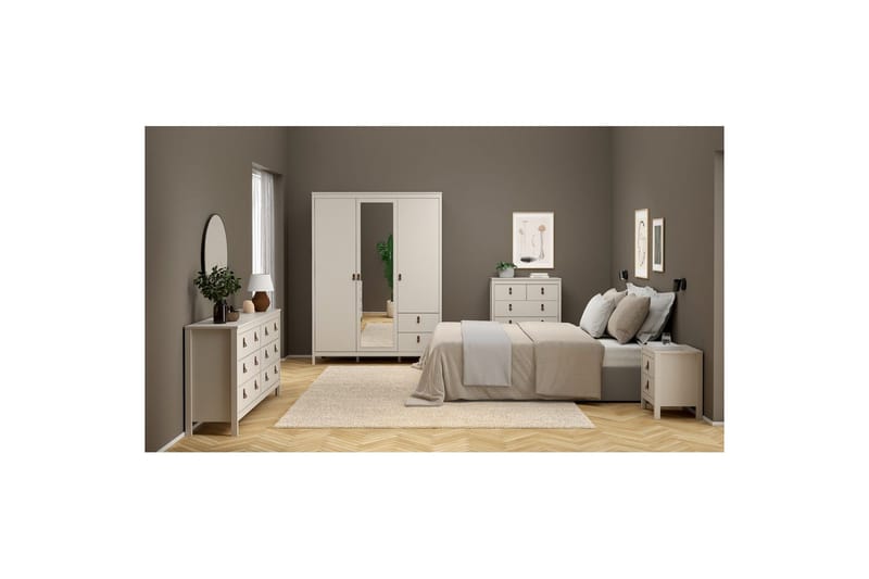 Vallvidera Sängbord 44 cm - Beige - Möbler - Sovrum - Sängbord