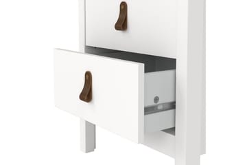 Vallvidera Sängbord 44 cm - Vit - Möbler - Sovrum - Sängbord