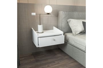 Valros Sängbord 45 cm - Vit - Möbler - Sovrum - Sängbord