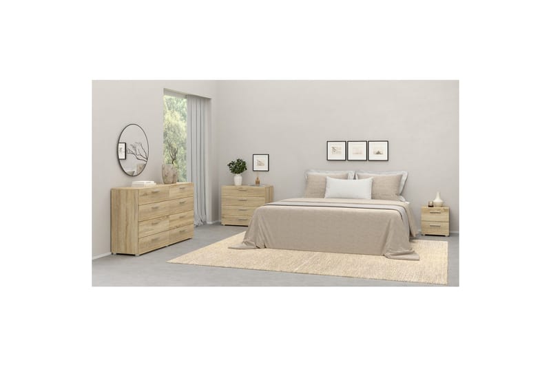 Vansu Sängbord 40 cm - Natur - Möbler - Sovrum - Sängbord