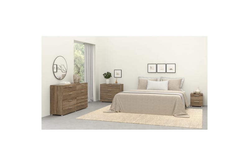Vansu Sängbord 40 cm - Natur - Möbler - Sovrum - Sängbord