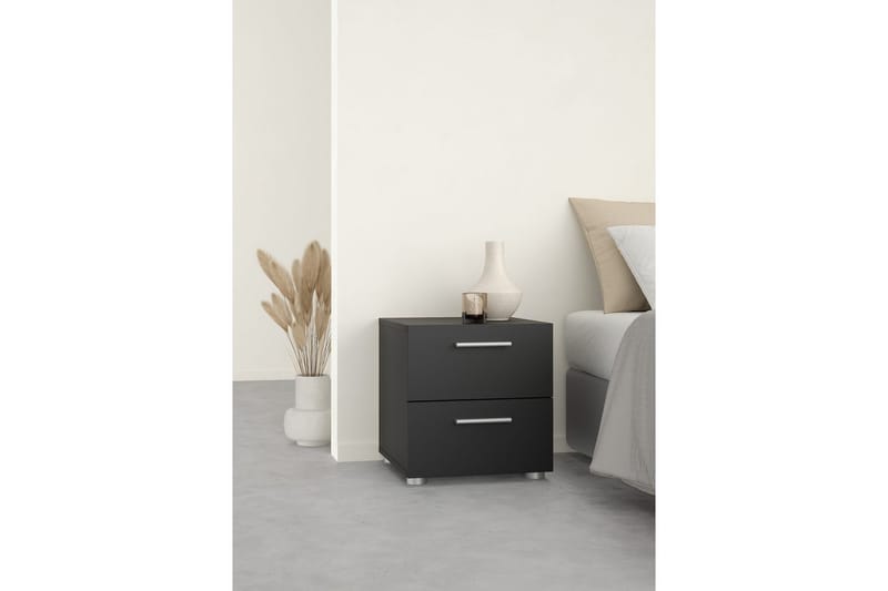 Vansu Sängbord 40 cm - Svart - Möbler - Sovrum - Sängbord