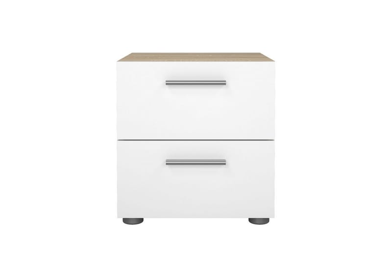 Vansu Sängbord 40 cm - Vit/Natur - Möbler - Sovrum - Sängbord