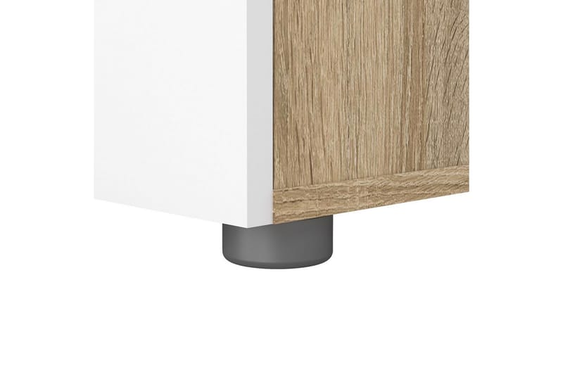 Vansu Sängbord 40 cm - Vit/Natur - Möbler - Sovrum - Sängbord