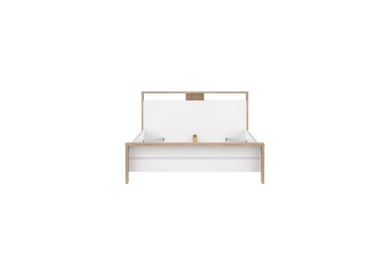 Varun Sängram 140x190 cm - Vit/Natur - Möbler - Sovrum - Sängram & sängstomme