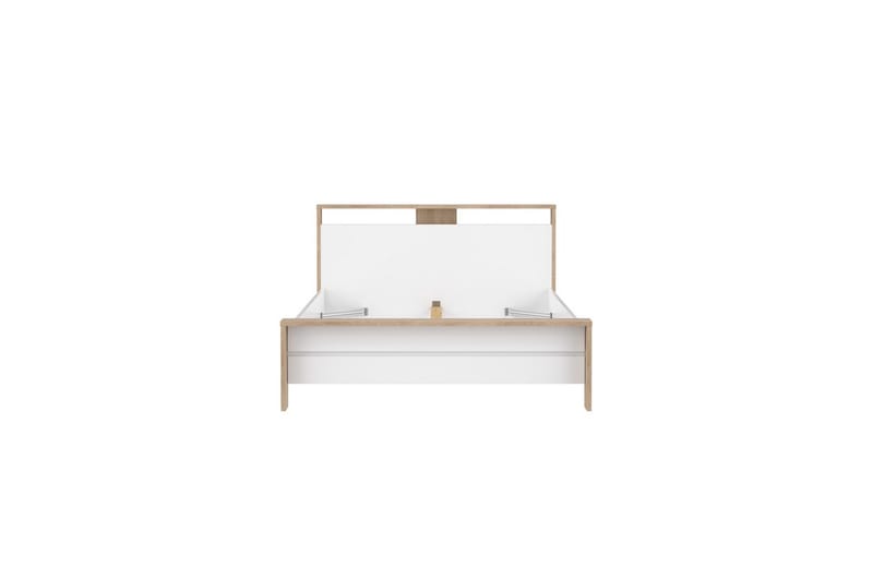 Varun Sängram 140x190 cm - Vit/Natur - Möbler - Sovrum - Sängram & sängstomme