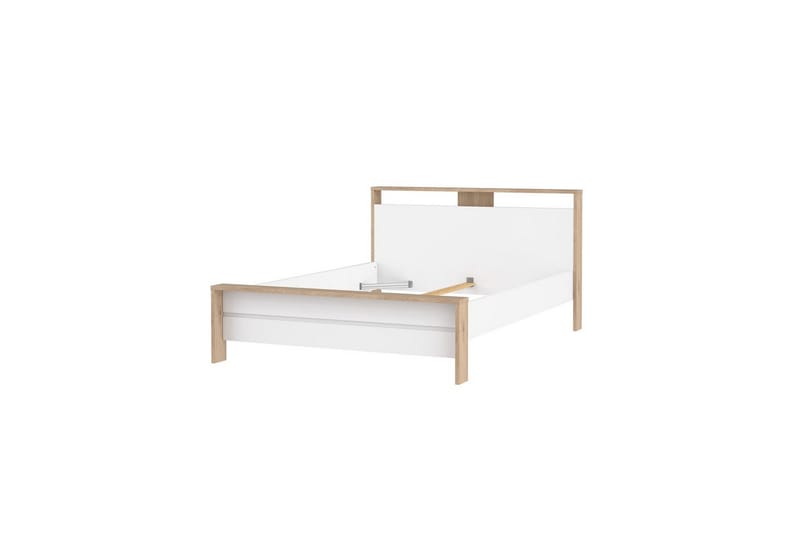 Varun Sängram 140x190 cm, Vit/Natur