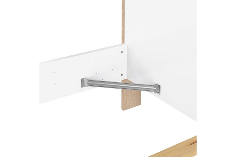 Varun Sängram 140x190 cm - Vit/Natur - Möbler - Sovrum - Sängram & sängstomme