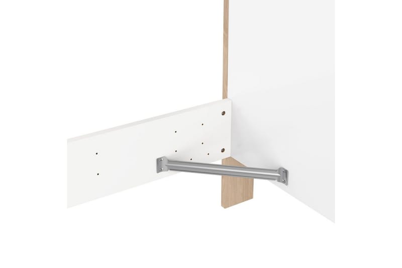 Varun Sängram 140x200 cm - Vit/Natur - Möbler - Sovrum - Sängram & sängstomme