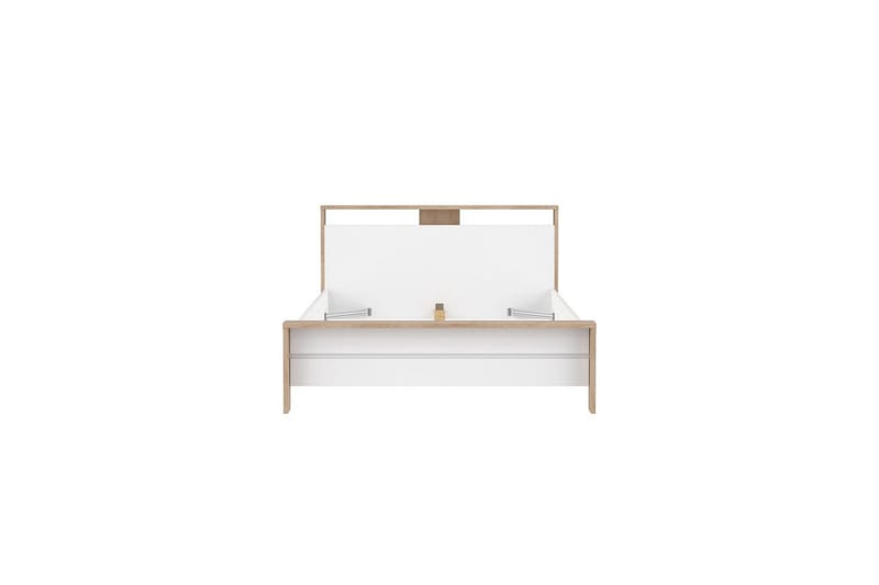 Varun Sängram 140x200 cm - Vit/Natur - Möbler - Sovrum - Sängram & sängstomme