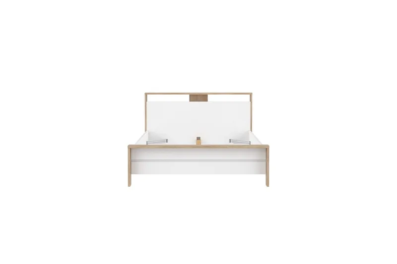 Varun Sängram 140x200 cm - Vit/Natur - Möbler - Sovrum - Sängram & sängstomme