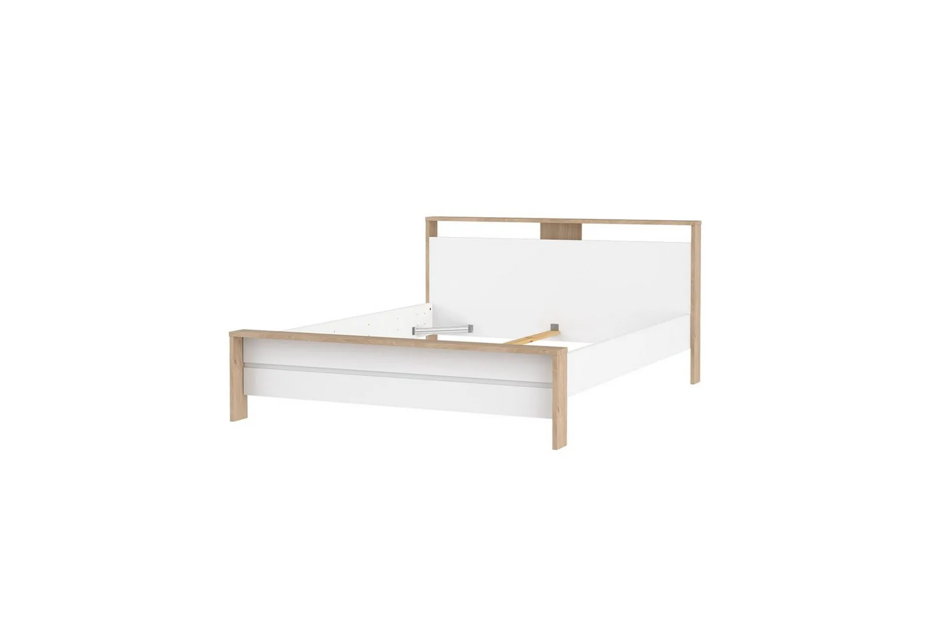 varun sängram 160x200 cm - vit/natur