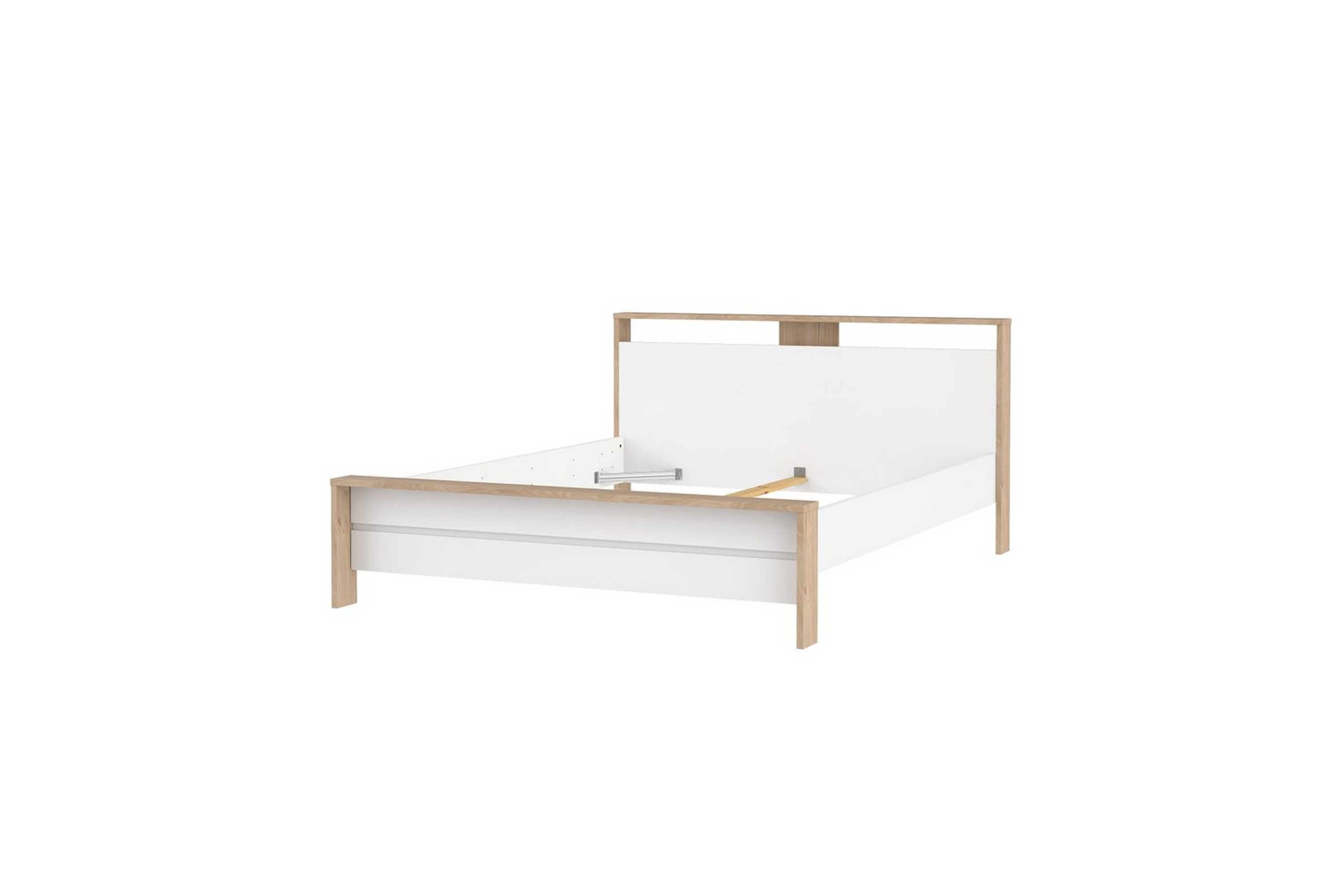 varun sängram 160x200 cm - vit/natur