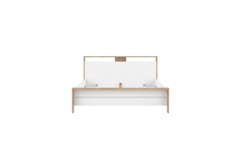 Varun Sängram 160x200 cm - Vit/Natur - Möbler - Sovrum - Sängram & sängstomme