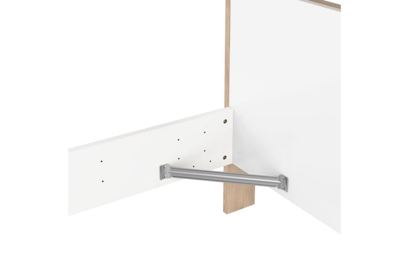 Varun Sängram 160x200 cm - Vit/Natur - Möbler - Sovrum - Sängram & sängstomme