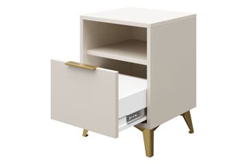 Vemdalen Sängbord 44 cm - Sand beige - Möbler - Sovrum - Sängbord
