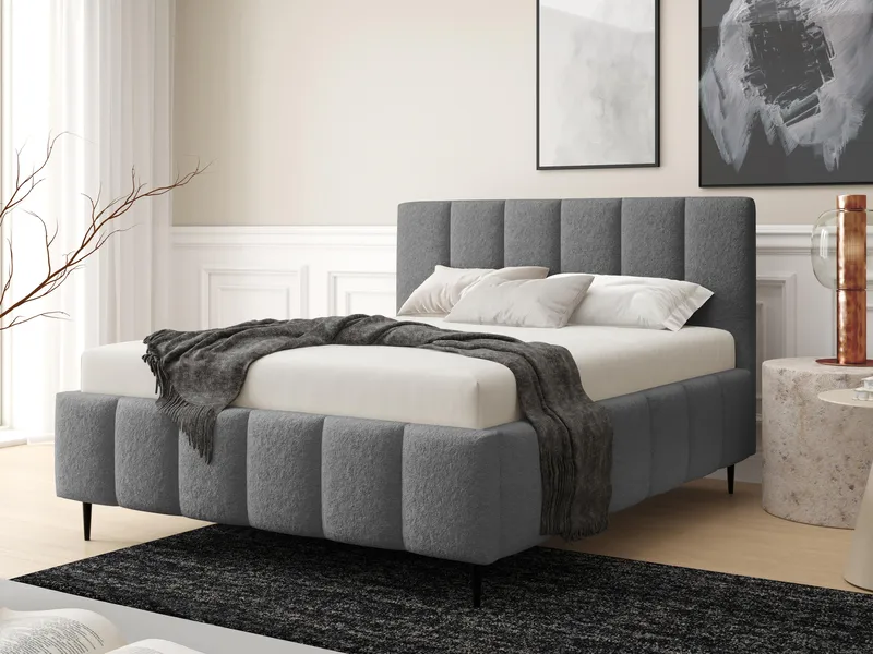 Vinvik Sängram med förvaring 180x200 cm - grå - Möbler - Sovrum - Sängar - Sängar med förvaring