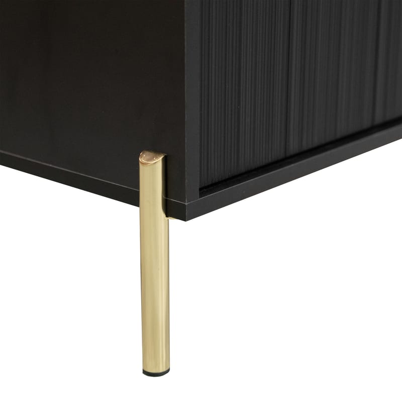 Virmani Sängbord 47 cm - Svart - Möbler - Sovrum - Sängbord