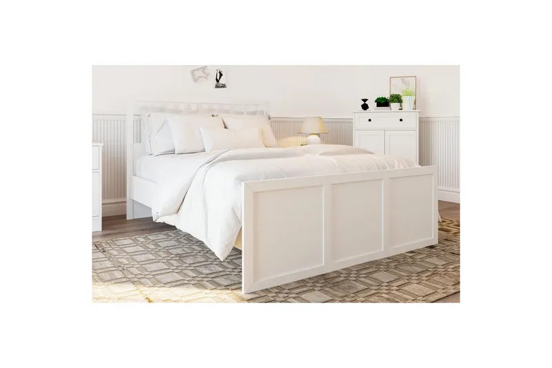 Vyric Sängram - Matt Vit - Möbler - Sovrum - Sängram & sängstomme