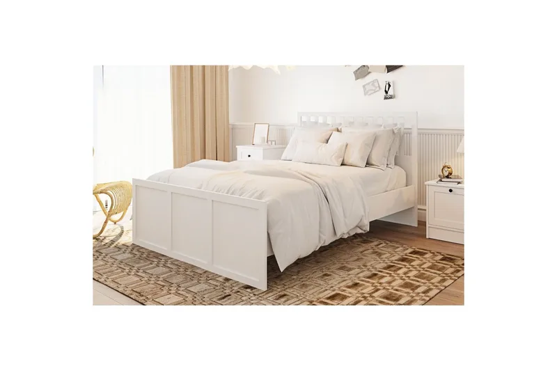 Vyric Sängram - Matt Vit - Möbler - Sovrum - Sängram & sängstomme