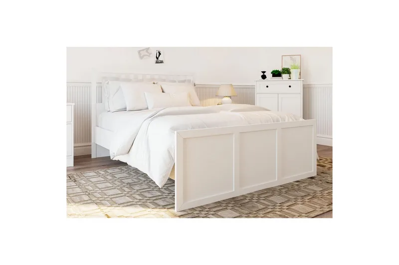 Vyric Sängram - Matt Vit - Möbler - Sovrum - Sängram & sängstomme