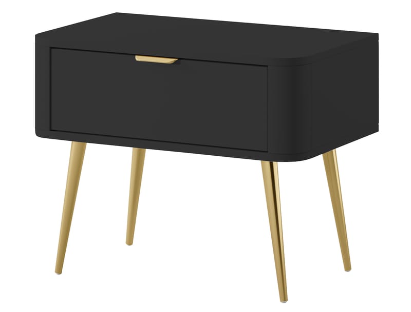 Walia Sängbord 63 cm - Svart - Möbler - Sovrum - Sängbord