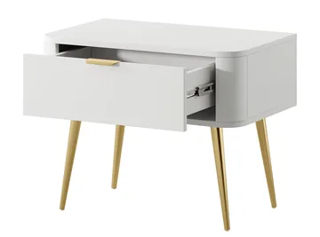 Walia Sängbord 63 cm - Vit - Möbler - Sovrum - Sängbord