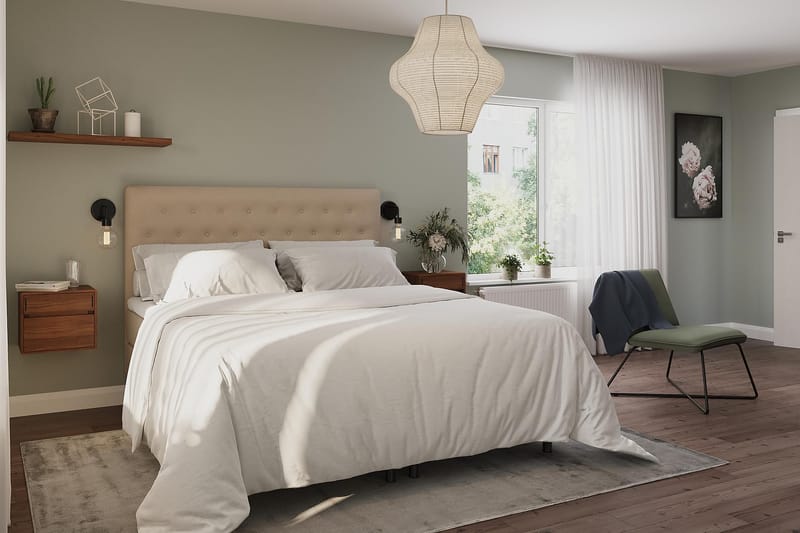 Wega Sänggavel 105 cm Beige - Möbler - Sovrum - Sänggavlar