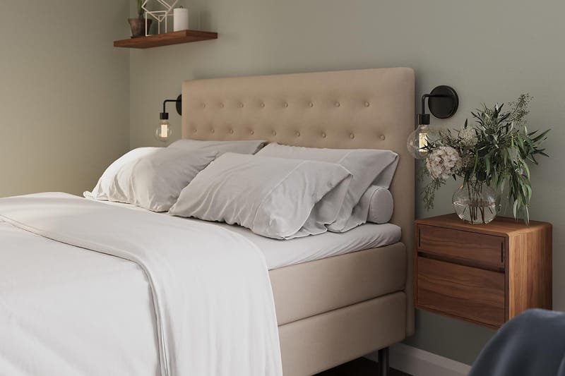 Wega Sänggavel 105 cm Beige - Möbler - Sovrum - Sänggavlar