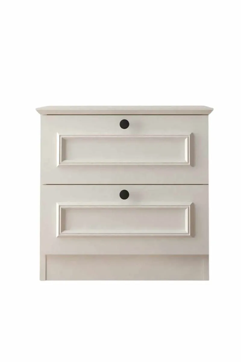 Wonthaggi Nattduksbord 52 cm, Vit