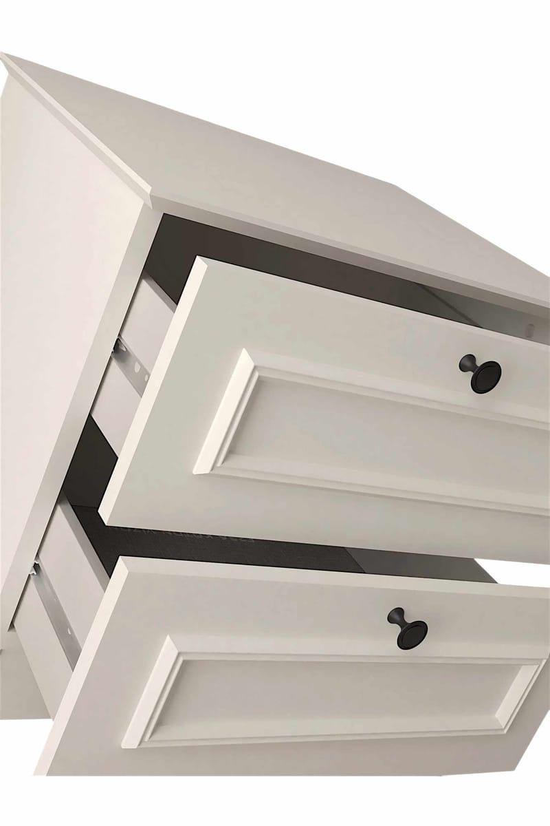 Wonthaggi Nattduksbord 52 cm - Vit - Möbler - Sovrum - Sängbord