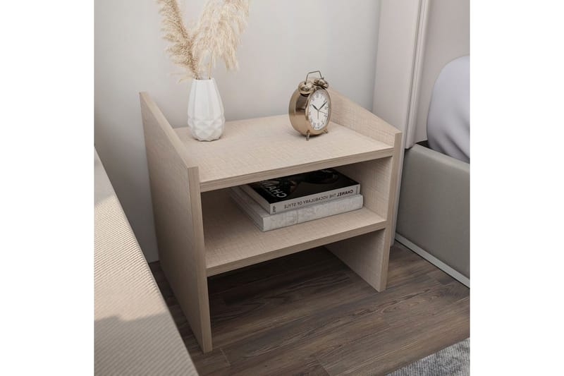 Zalric Sängbord 45 cm - Beige - Möbler - Sovrum - Sängbord