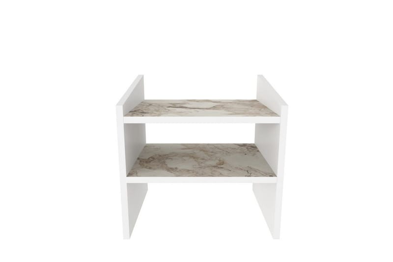 Zalric Sängbord 45 cm, Vit