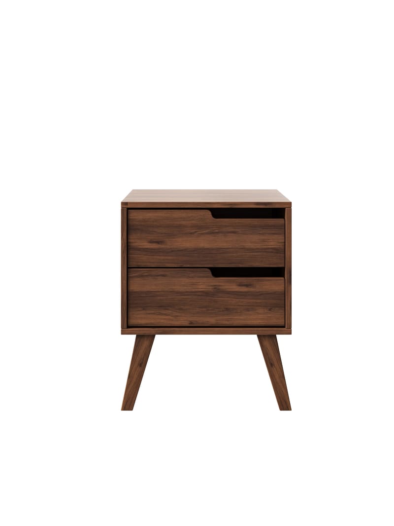 Zelto Sängbord 45 cm Höger - Warmia valnöt (valnötston) - Möbler - Sovrum - Sängbord