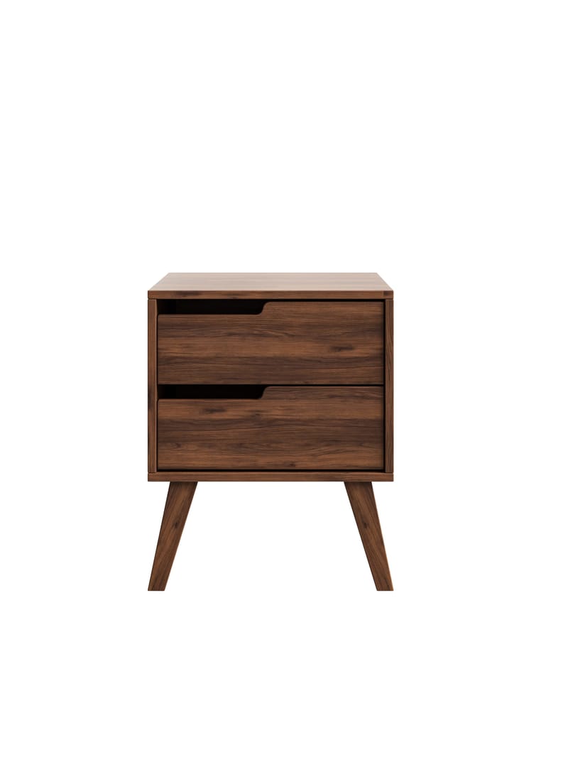 Zelto Sängbord 45 cm Vänster - Warmia valnöt (valnötston) - Möbler - Sovrum - Sängbord