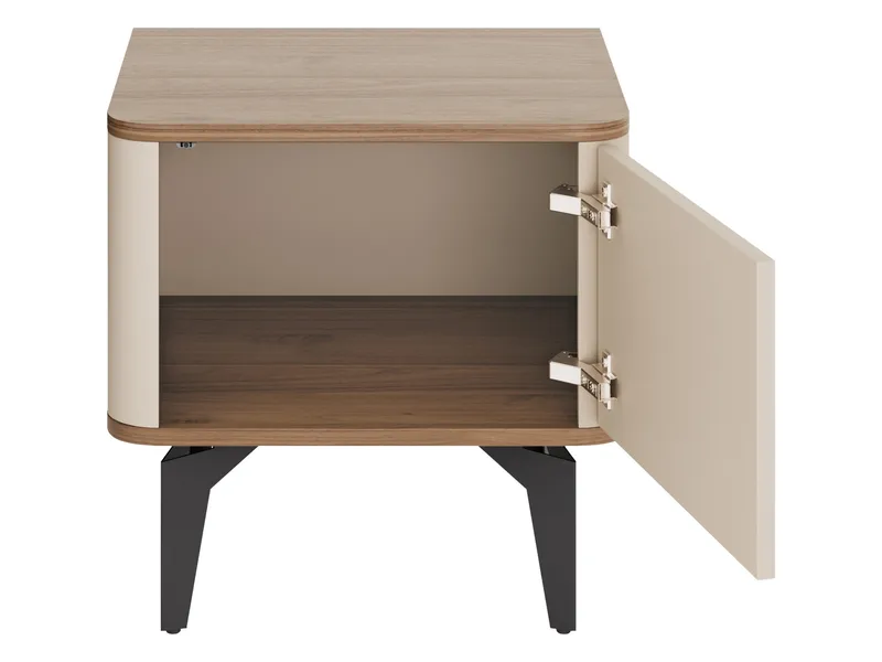 Zeyrin Sängbord 48 cm - Beige|brun|svart - Möbler - Sovrum - Sängbord