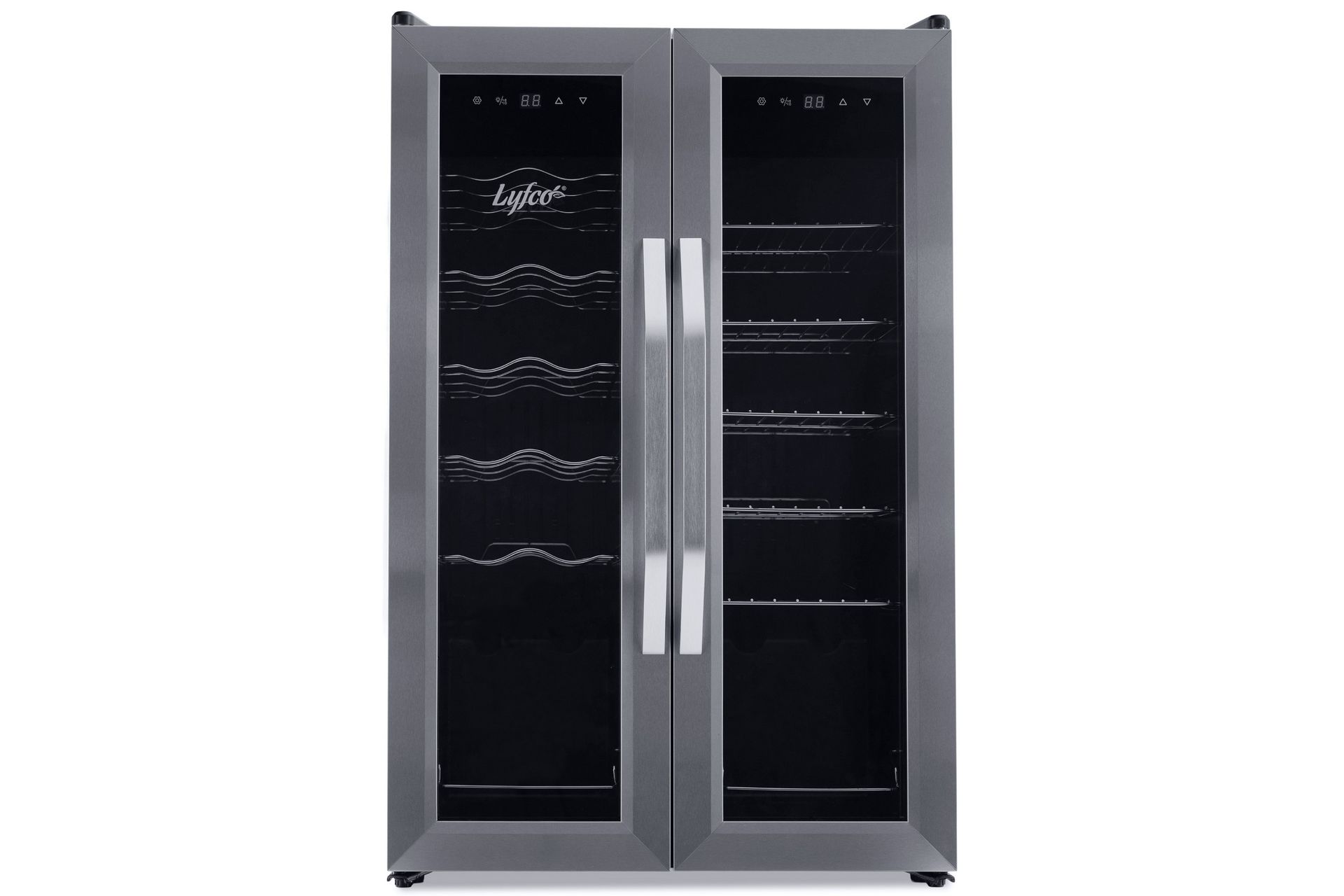 Kombinerad vin- & ölkyl 24 flaskor/66 burkar Silver -