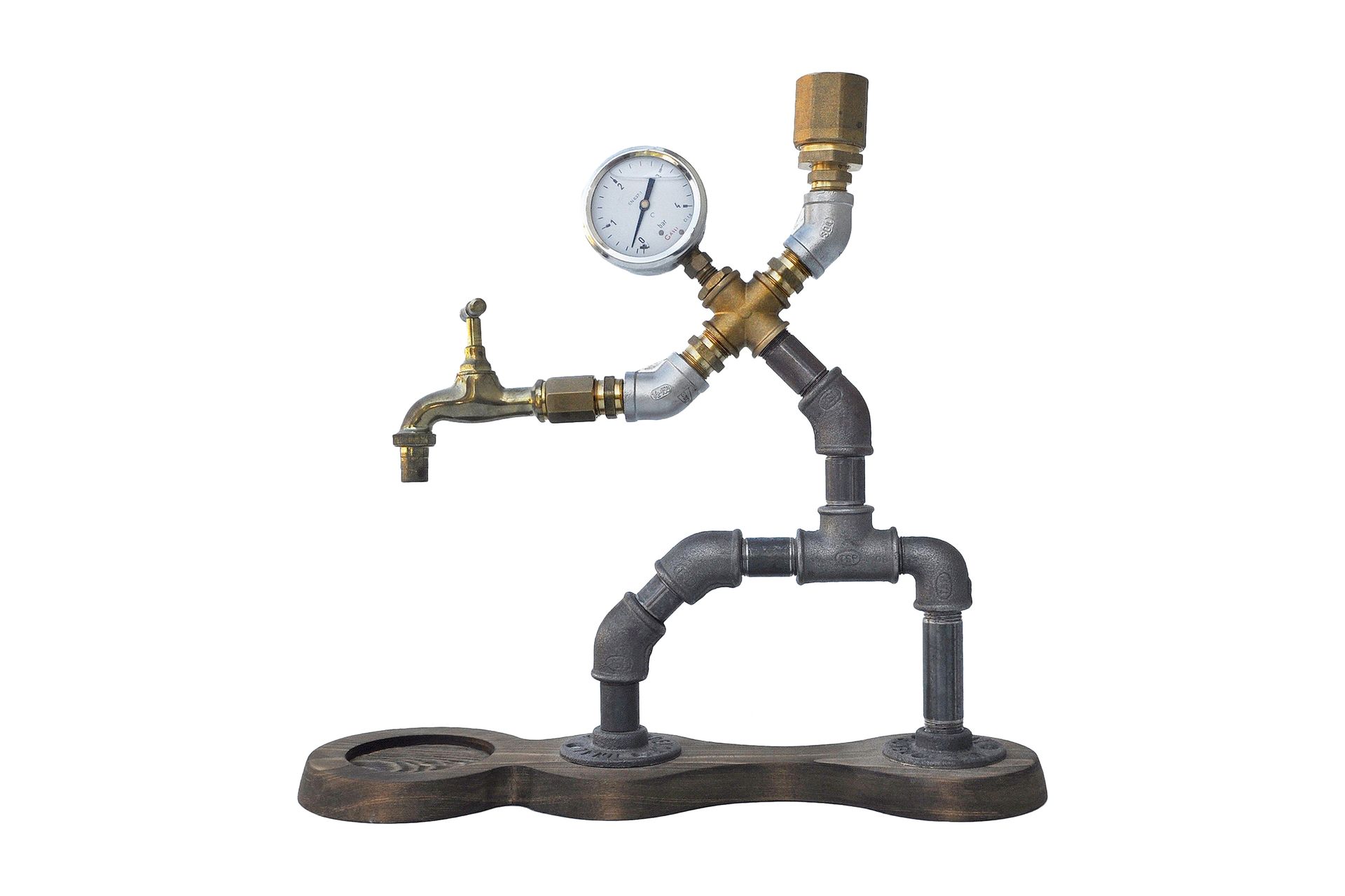 ÖLTAPP 38x40 cm Valnöt/Svart -